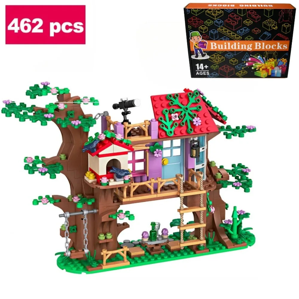 Villa de Férias com Piscina 🏡 | Blocos de Construção | 462 Peças | Compatível com LEGO