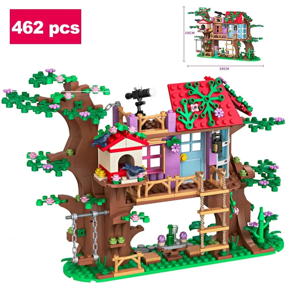 Villa de Férias com Piscina 🏡 | Blocos de Construção | 462 Peças | Compatível com LEGO