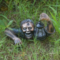 Lanterna Zombie LED Halloween 🚭🌟 | Figura de Resina para Exterior | Jardim & Quintal