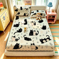 Conjunto de Lençóis | Cama Solteiro 🐱🐻 3 Peças • 120x200cm