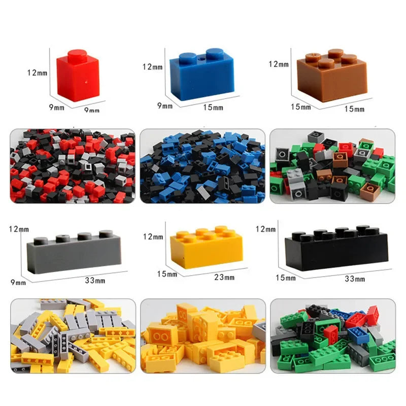Pack 500 Peças Blocos de Construção DIY 🧱💕 | Para Meninas | Compatível com LEGO | ABS Certificado CE