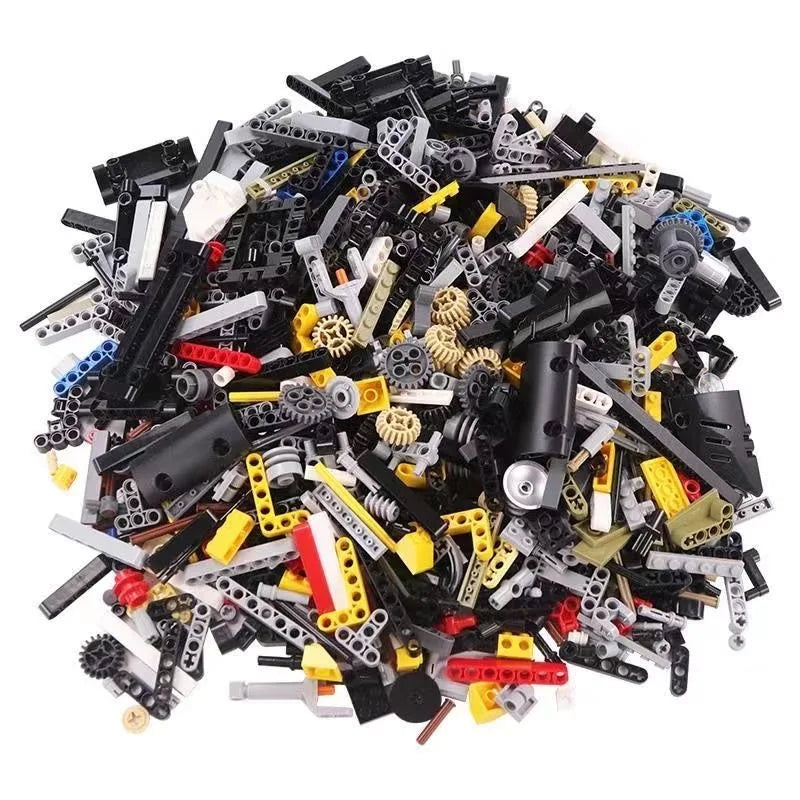 500g de Blocos de Construção Aleatórios 🧱⚖️ | DIY MOC | Compatível com LEGO | ABS Certificado CE