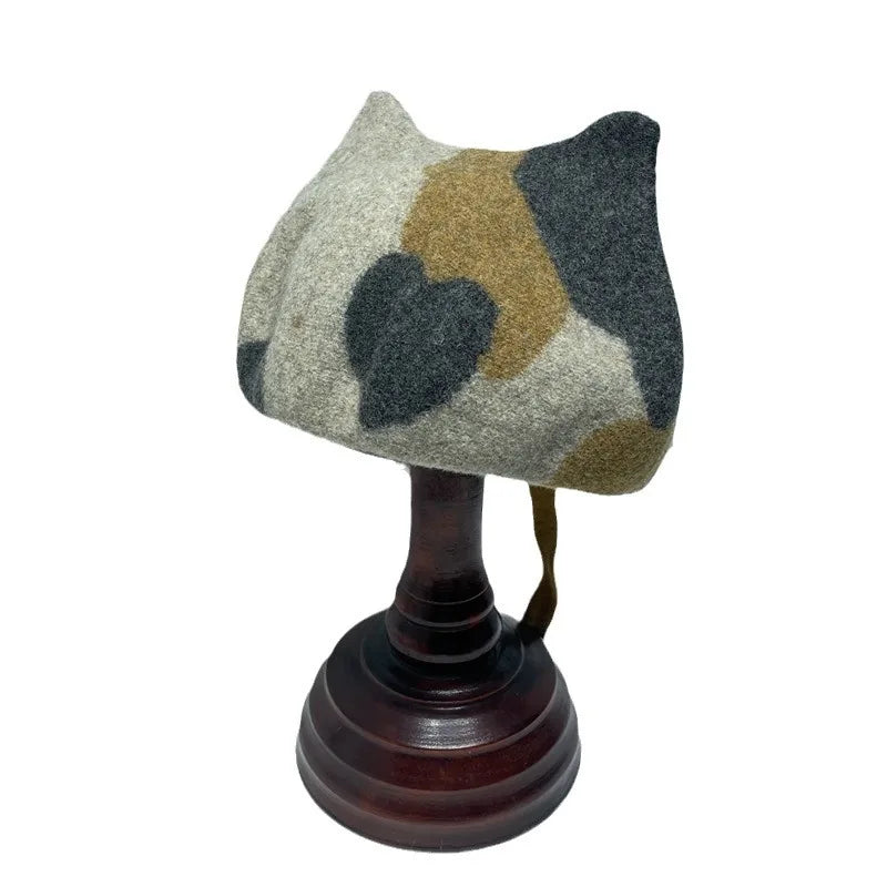 O Chapéu que Toda a Gente Vai Querer Tocar 🐱 Beret com Orelhas de Gato !!!