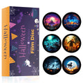Pack 6 Discos Halloween para Projetor Galáxia 4K — Só Discos, Projetor Não Incluído -