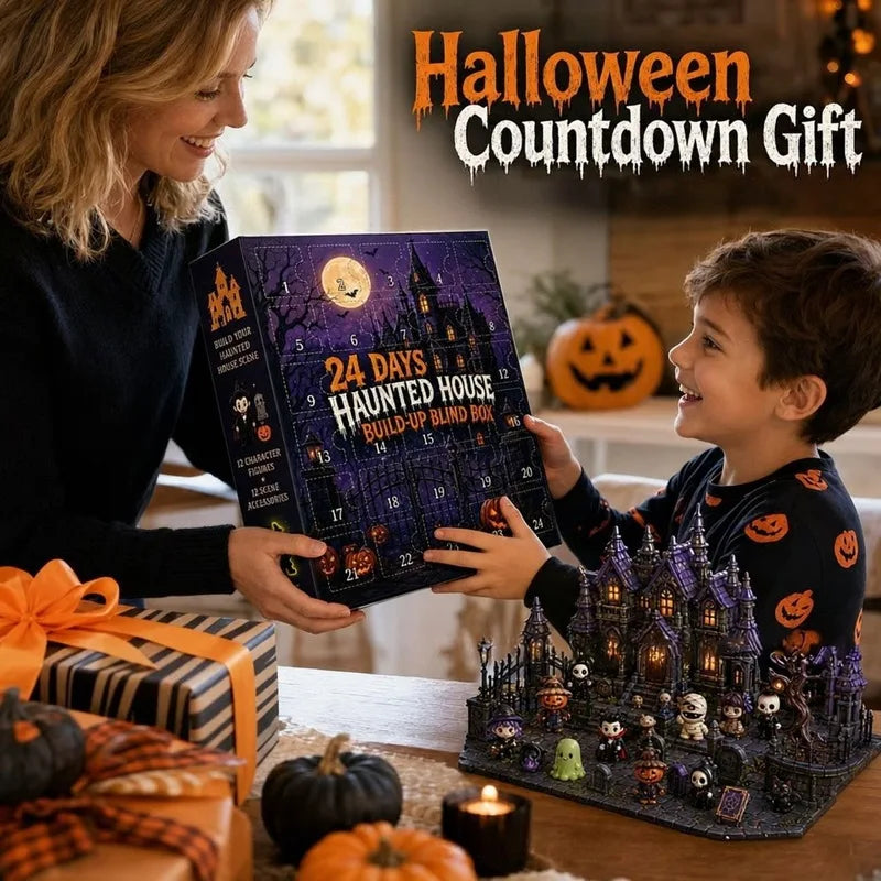 Calendário do Advento Halloween 🎃💀 | 24 Figuras de Terror | Decoração & Oferta